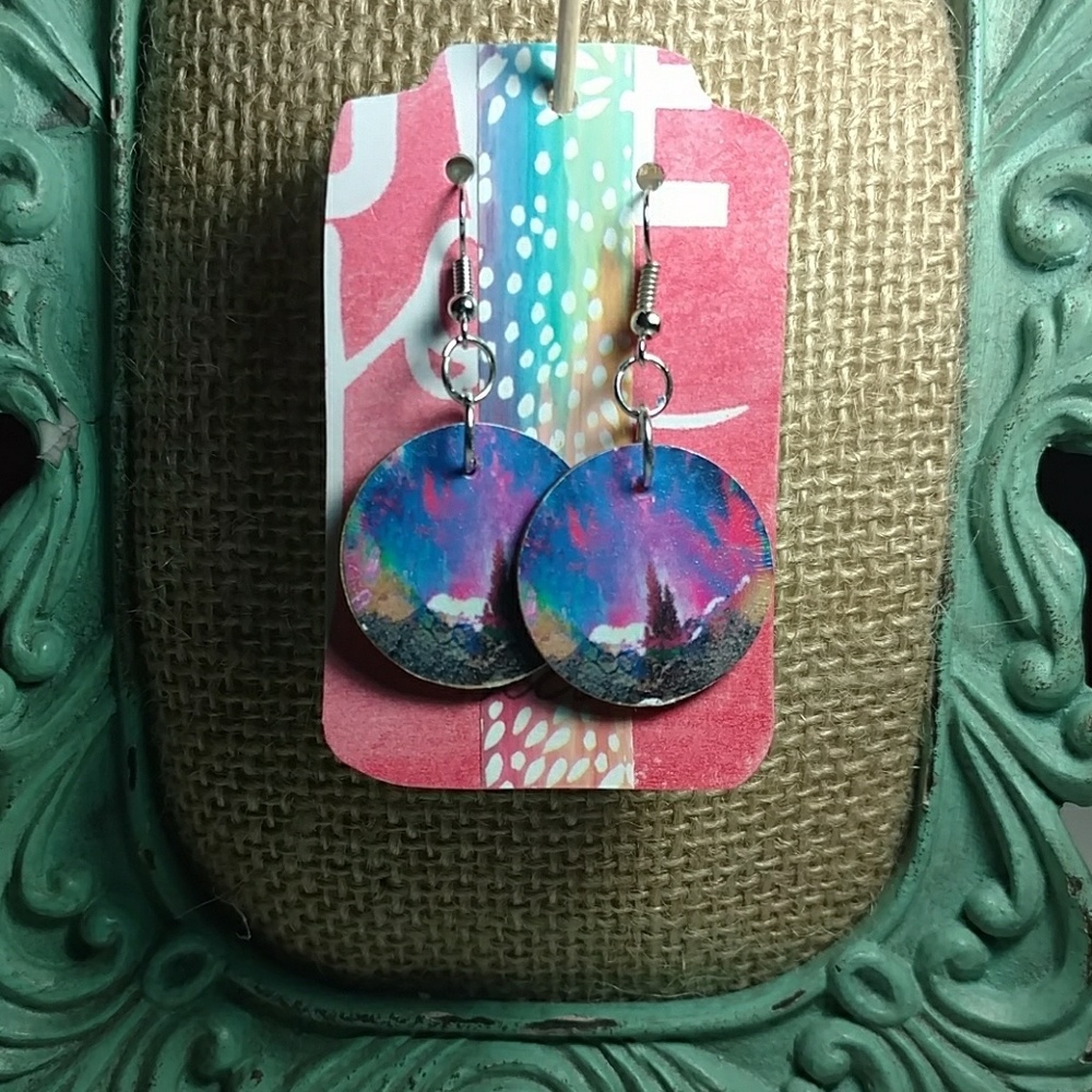 Colorful Art Earrings
